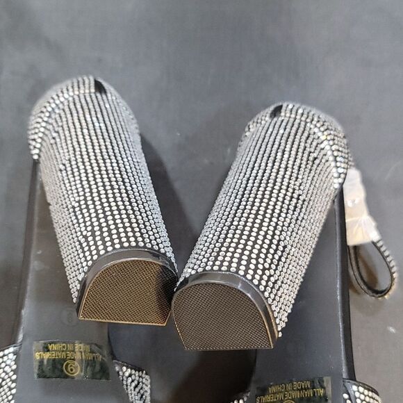 BRAND NEW OLIVIA JOHNSON CHUNKY PLATFORM ANKLE HIGH HEELED SANDALS - Picture 11 of 16